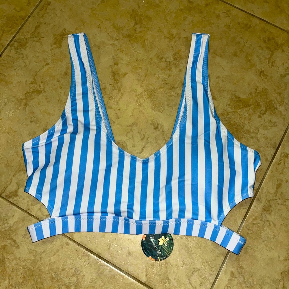 NWT Blooming Jelly: Bathing Suit Top with Padding, Size L, Brand New